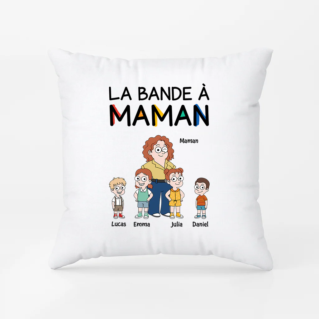 Coussin Personnalisé Maman- La Bande À Maman/Papa Humor - Image 2