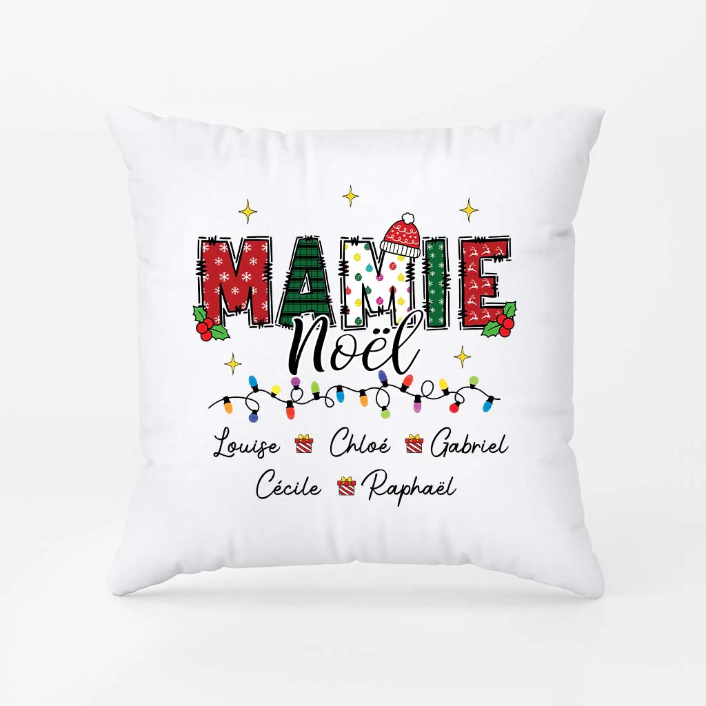 Coussin Personnalisé Papy Mamie - Papy Noël - Image 2