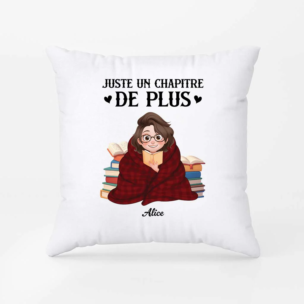 Coussin Personnalisé Pour Femme Et Homme - Juste Un Chapitre De Plus