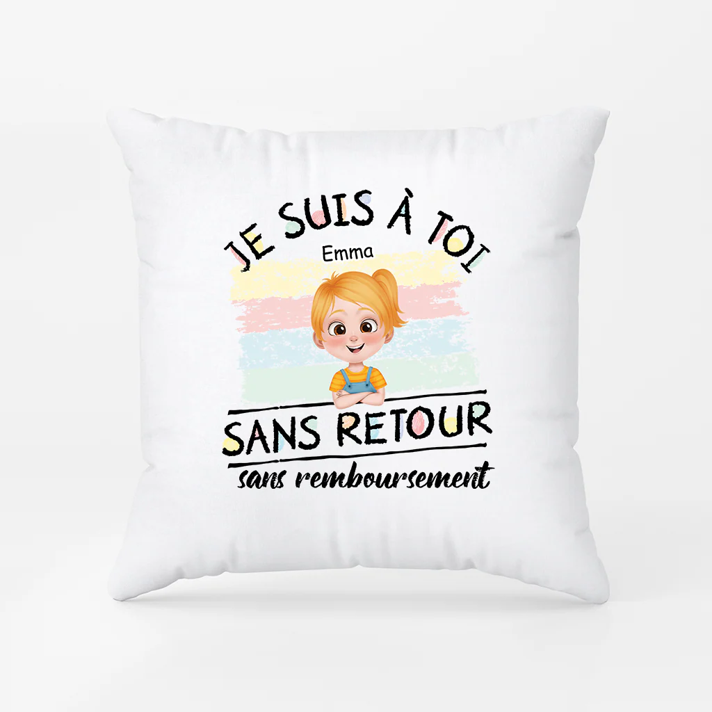 Coussin Personnalisé pour Maman Papa - Nous Sommes À Toi - Image 2