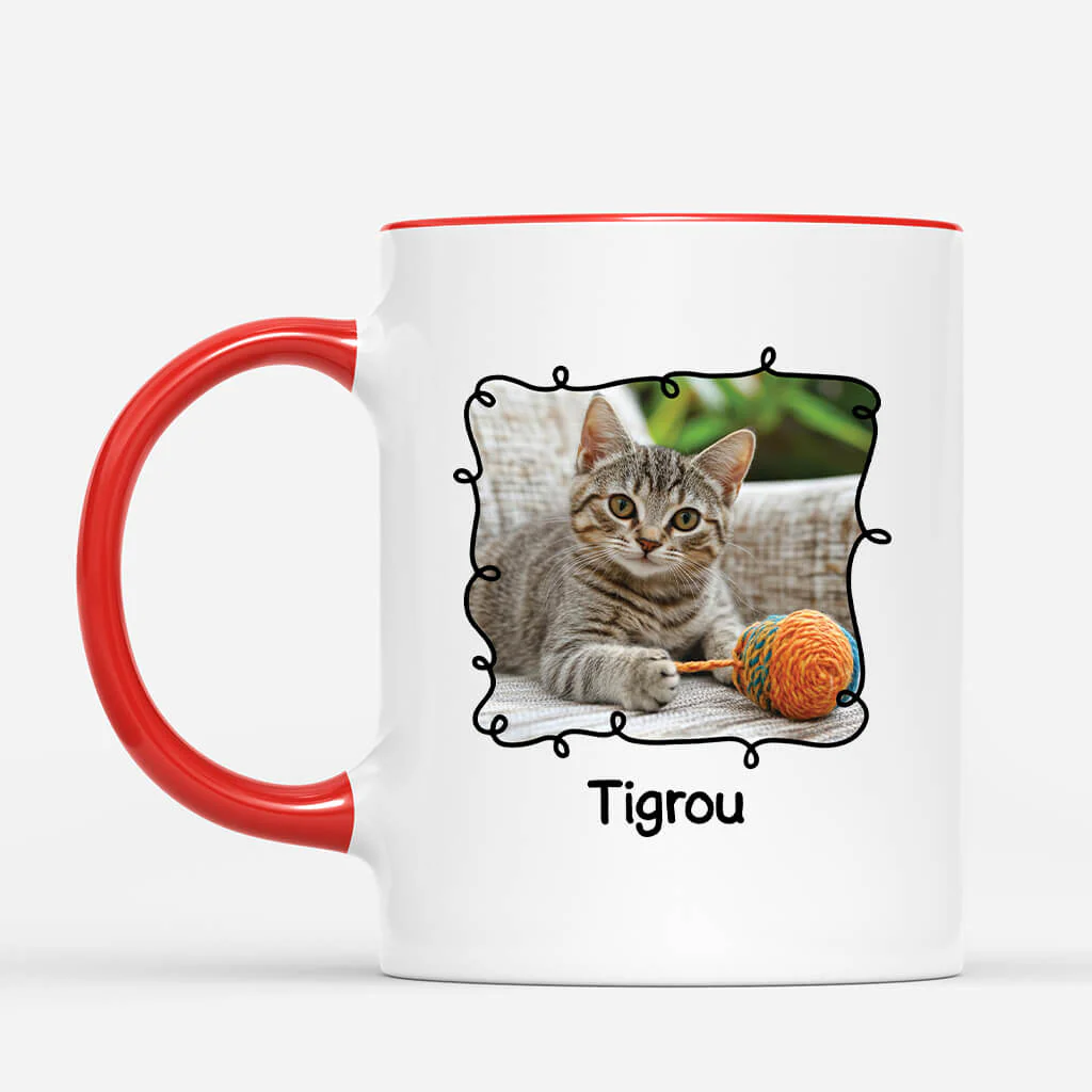 Mug personnalisé chien – Dans mon cœur pour toujours - Image 2