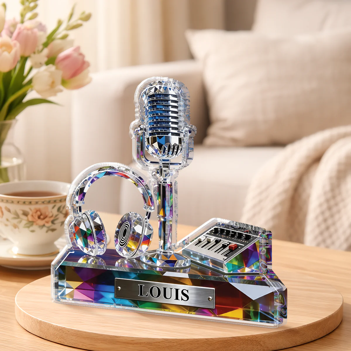 [Effet d'impression 3D] Bloc Acrylique Personnalisé | Cadeau Pour Fan De Musique - Image 2