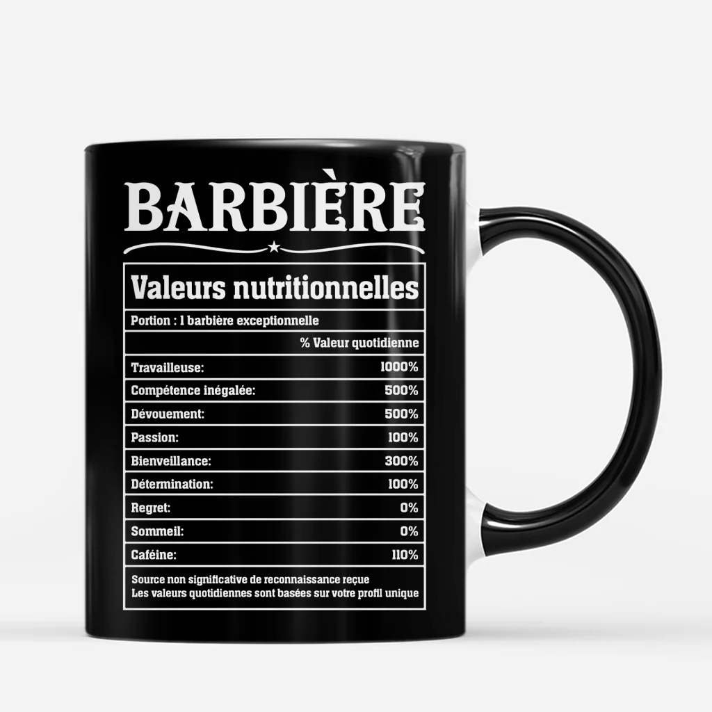 [Effet d'impression 3D] Mug Barbier Personnalisé - Cadeau Barbier Pour Homme Femme - Image 3