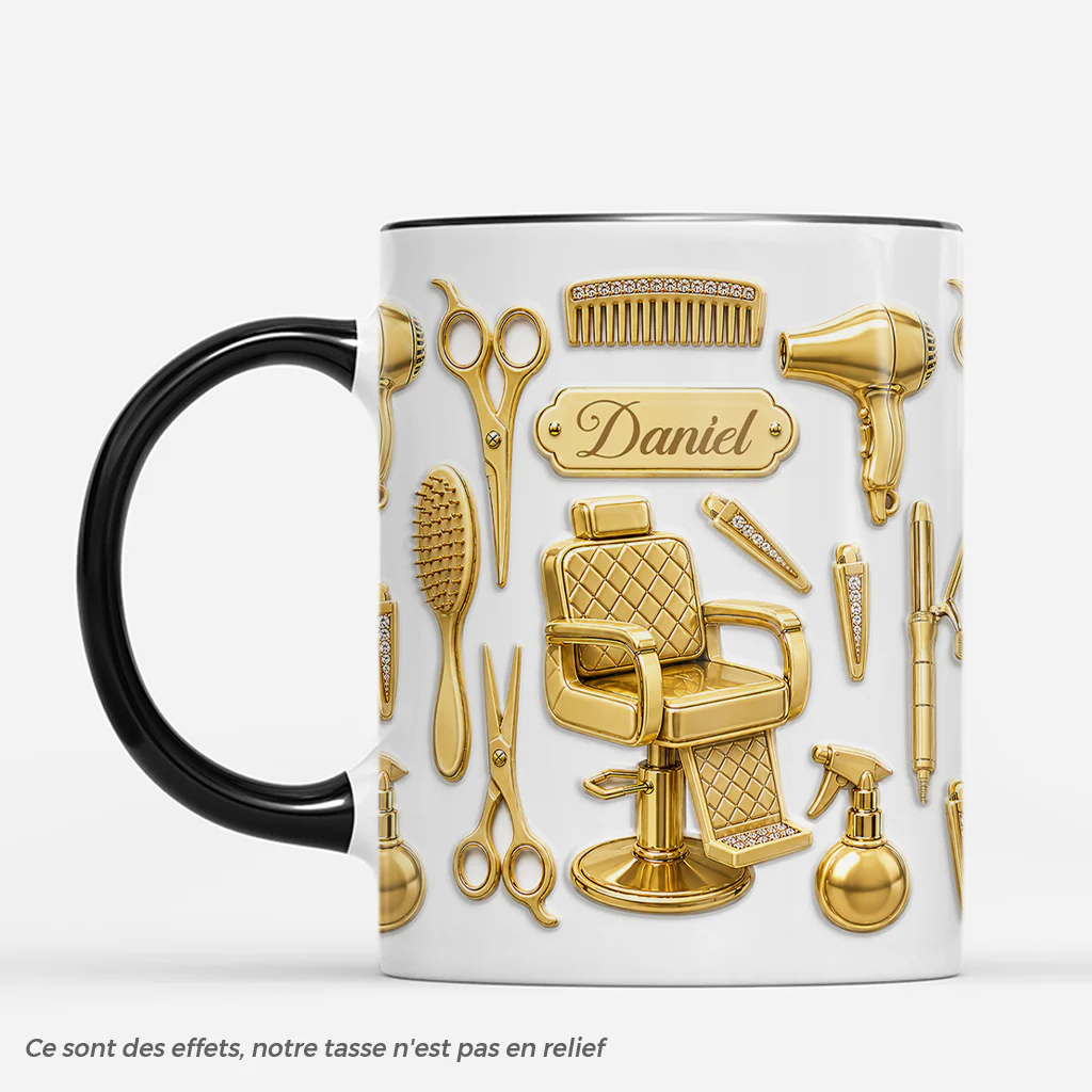 [Effet d'Impression 3D] Mug Coiffeuse Personnalisé - Cadeau Pour Ma Coiffeuse