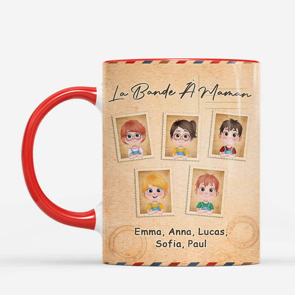 [Effet d'impression 3D] Mug Personnalisable Papa Dessin - La Bande À Papa Maman - Image 2