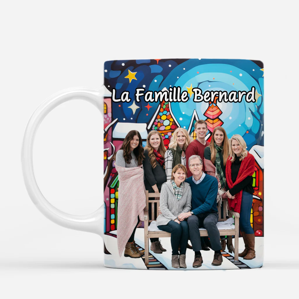 [Effet d'impression 3D] Mug Personnalisé Photo Pour Femme/Homme - Toute La Famille