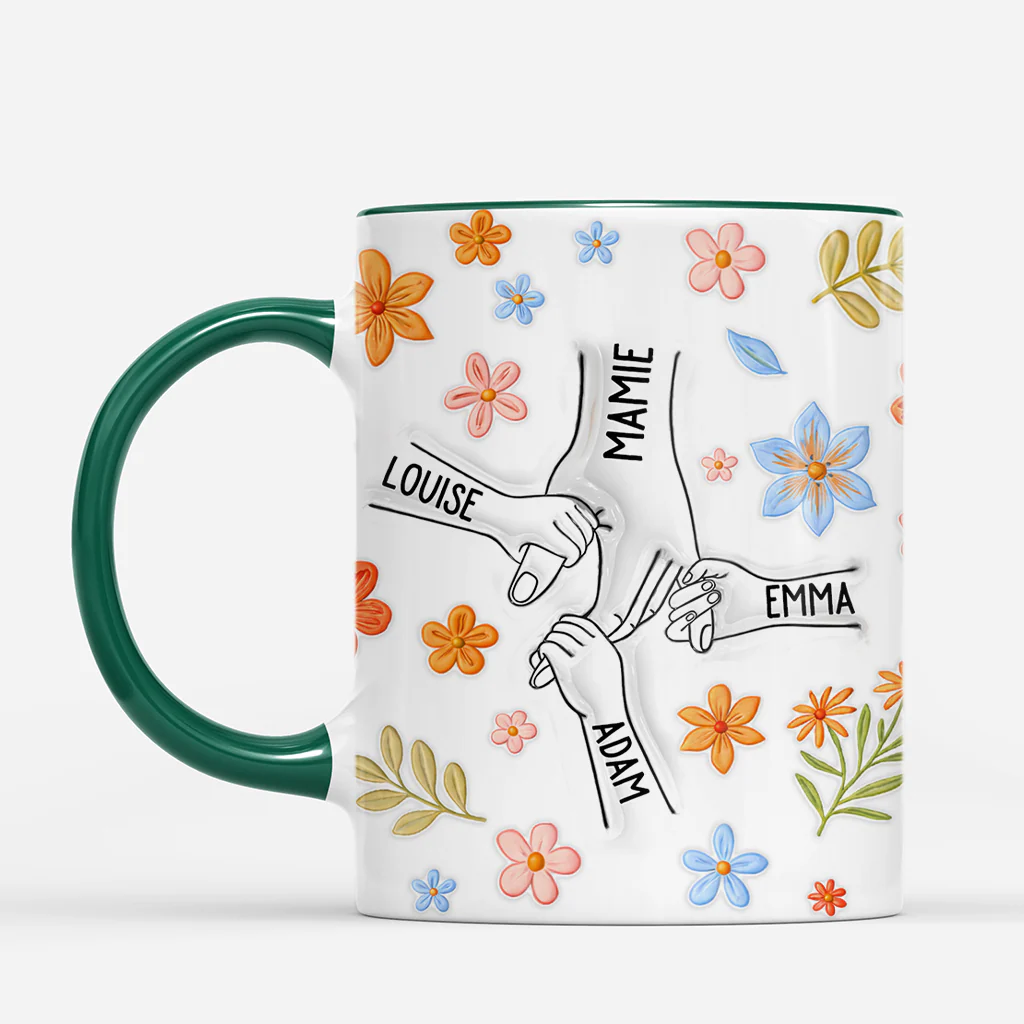 Mug Personnalisé Maman - La Main De Mammie - Efffet 3D - Image 2