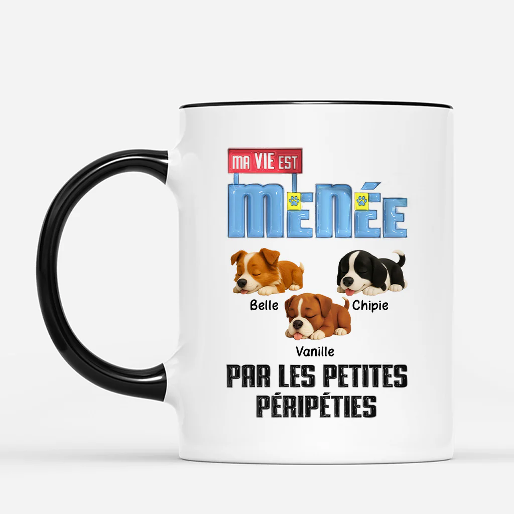 Tasse chien personnalisé – [3D] Les petites péripéties - Image 2