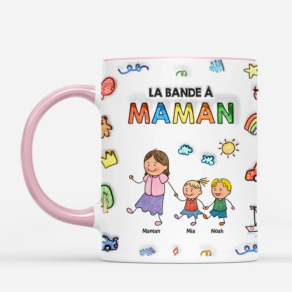 Tasse Personnalisée - La Bande à Papa/Maman - Effet 3D - Image 2