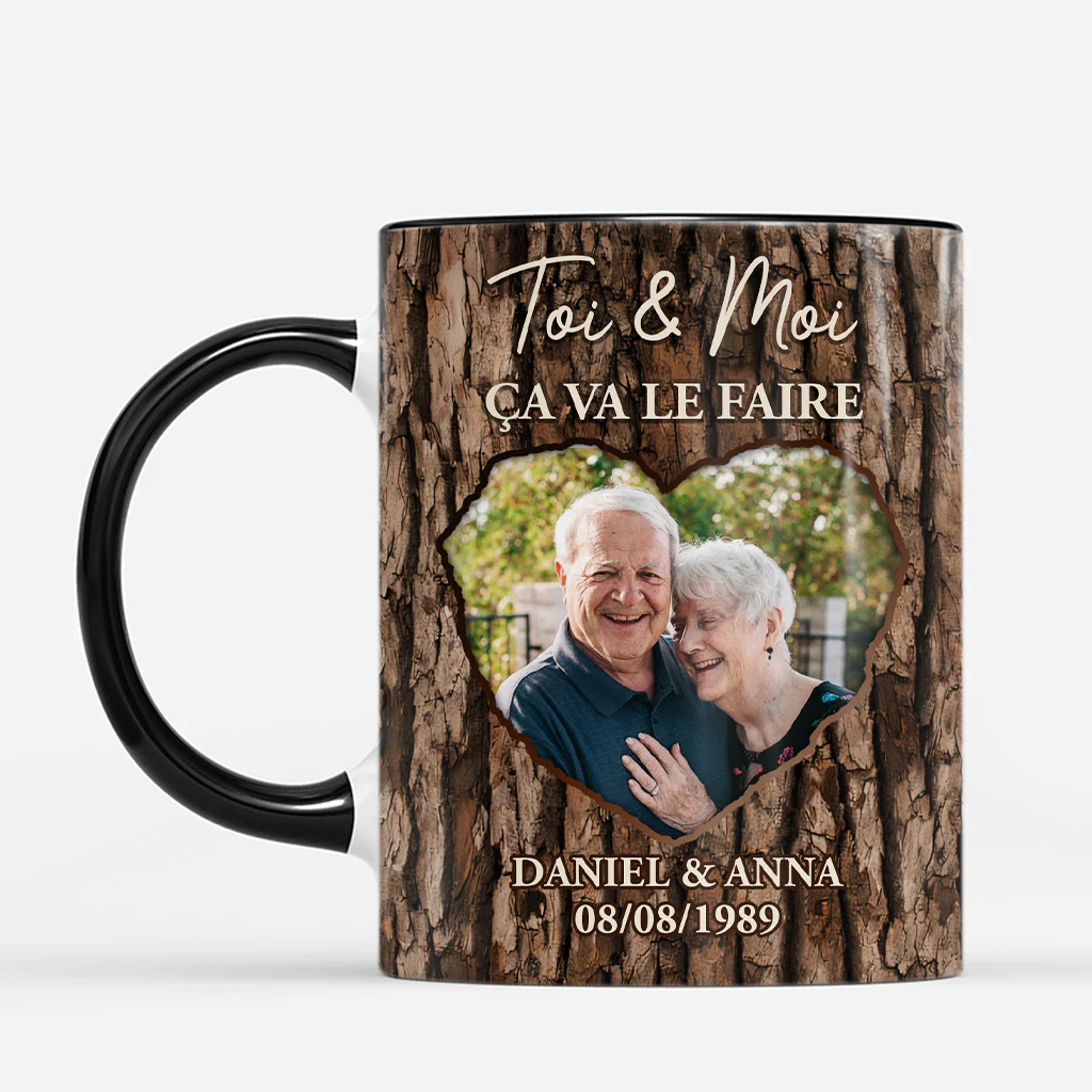 Mug Personnalisé Amour Photo - Toi Que Mon Âme Aime - Image 2