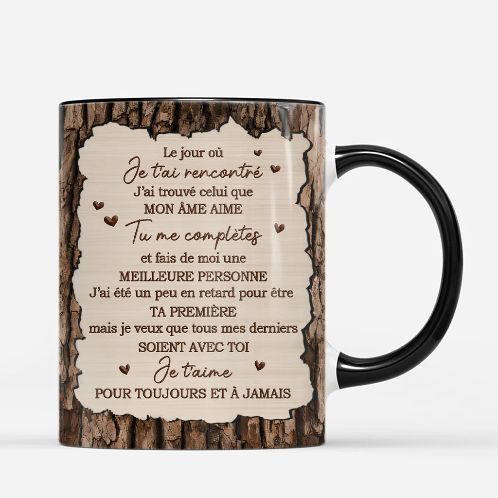 Mug Personnalisé Amour Photo - Toi Que Mon Âme Aime - Image 3
