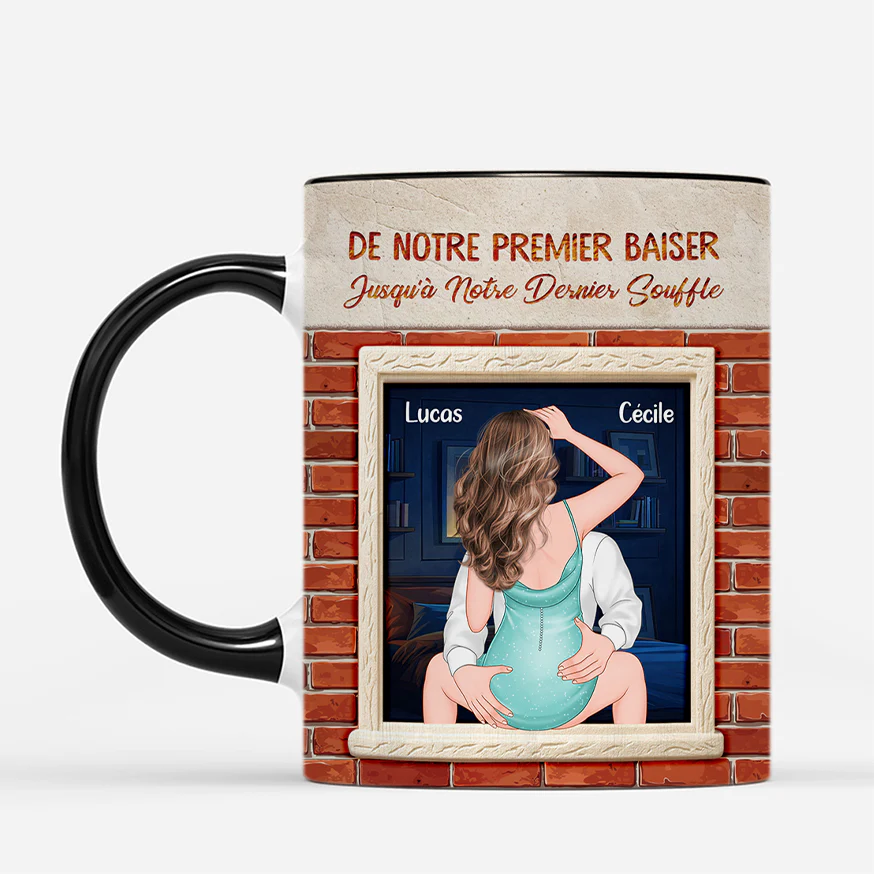 Tasse Personnalisée Saint Valentin - Couple Toi Et Moi - Image 2