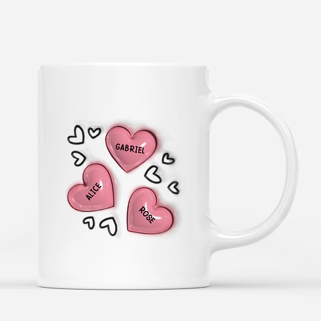 [Effet d'Impression 3D] Mug Personnalisé Papa - Deux Titres Papa Et Papy - Image 3