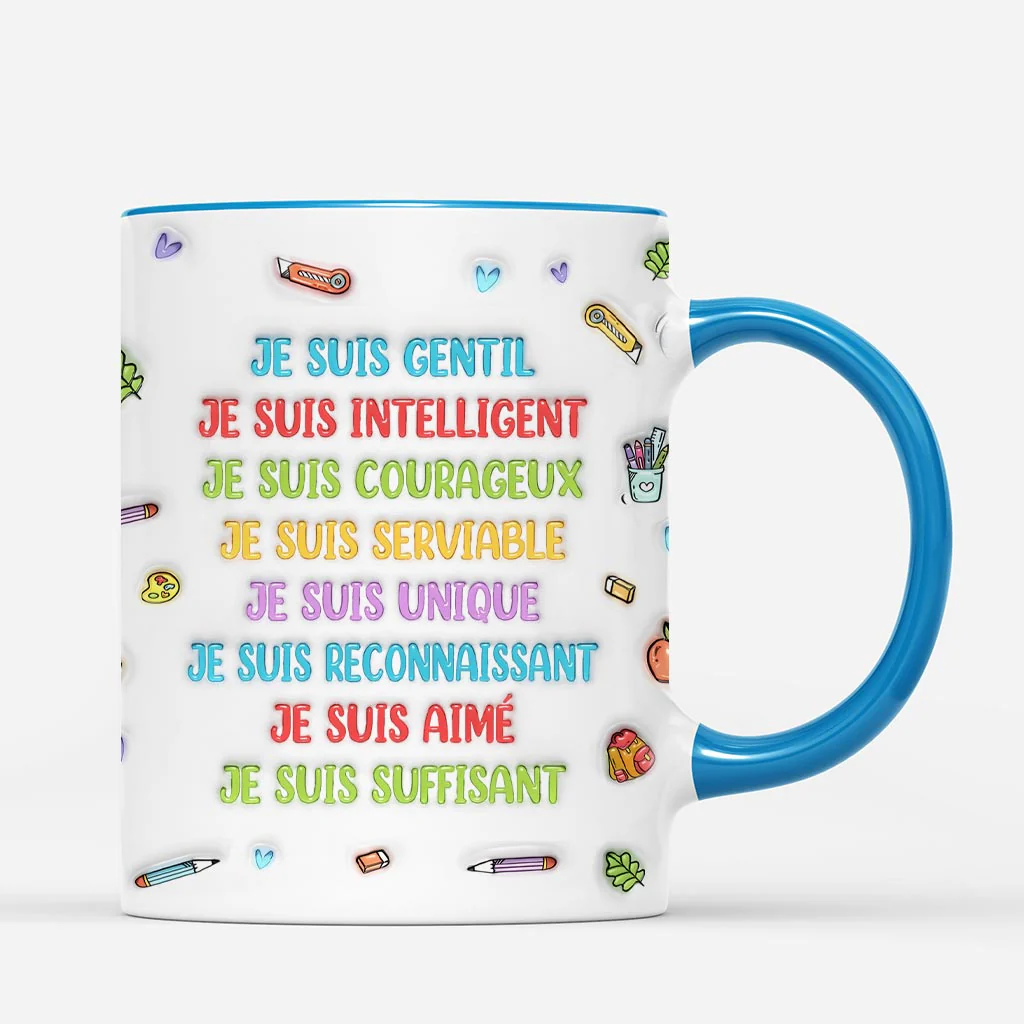 [Effet d'Impression 3D] Mug Personnalisé Enfant - Je Suis Gentille - Image 3