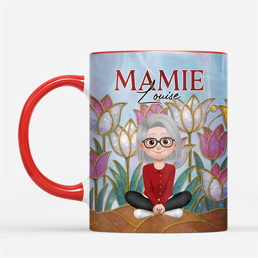 Mug Personnalisé Maman - Maman et Mamie - Design 3D - Image 2