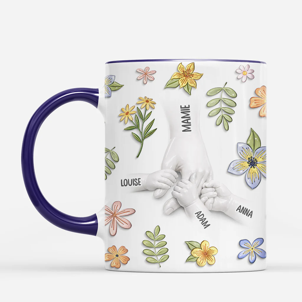 [Effet d'impression 3D] Tasse Pour Maman Personnalisé | Amour De Ses Enfants - Image 2