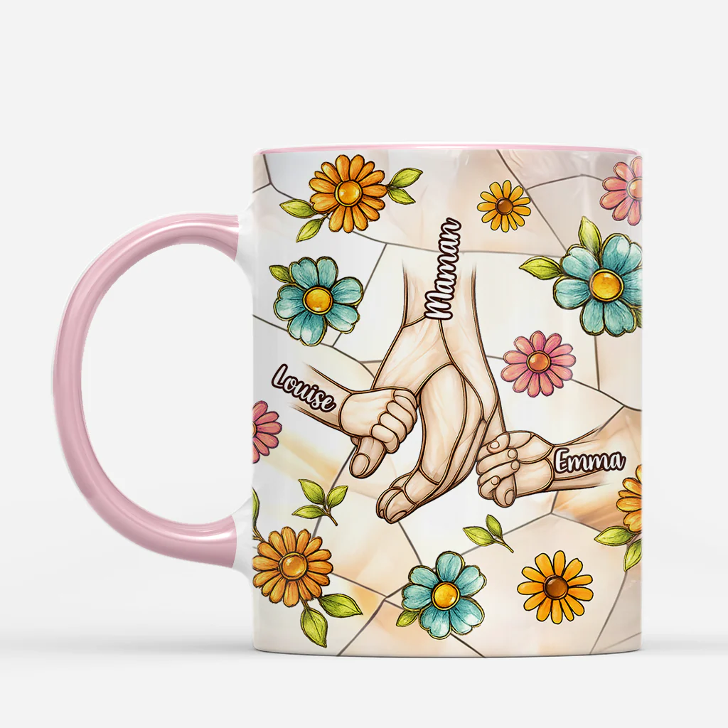 [Effet d'impression 3D] Mug Personnalisé Mamie Maman - Cadeau Fête Des Grand Mère - Image 2