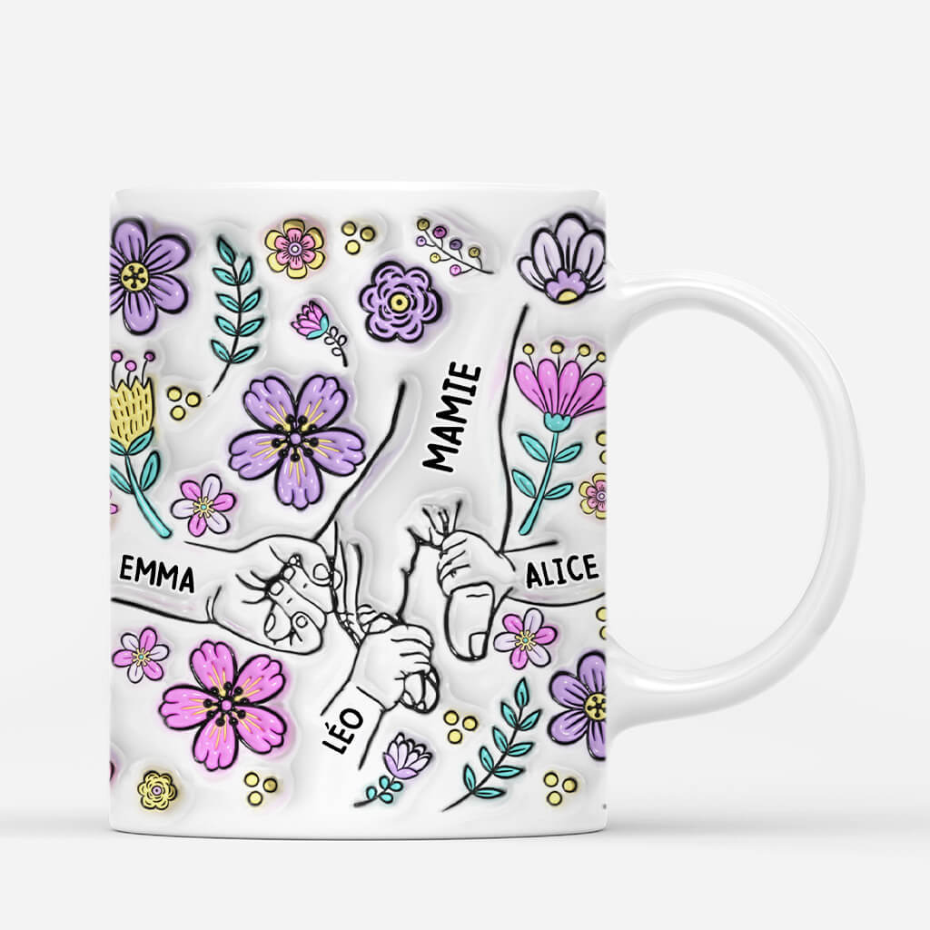 [Effet d'Impression 3D] Mug Personnalisé Maman - Meilleure Maman Du Monde - Violet - Image 3