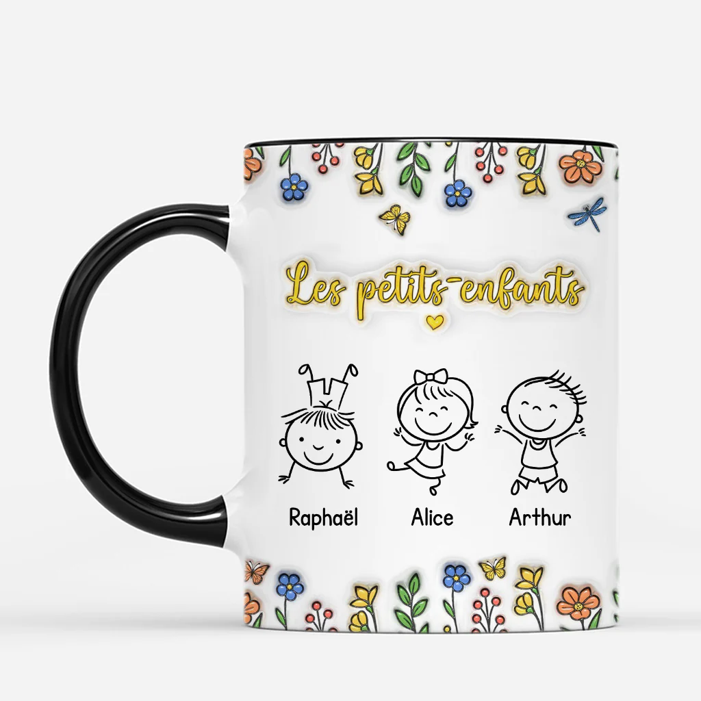 [Effet d'impression 3D] Tasse Personnalisée - Mes Petits-Enfants - Image 2