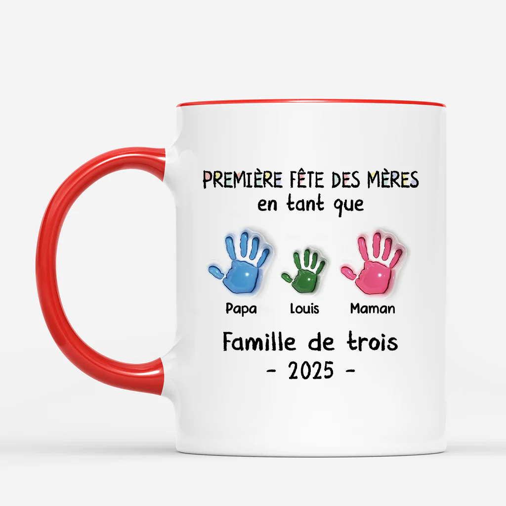 [Effet d'Impression 3D] Mug Personnalisé Fête Des Pères - Première Fête Des Pères - Image 2
