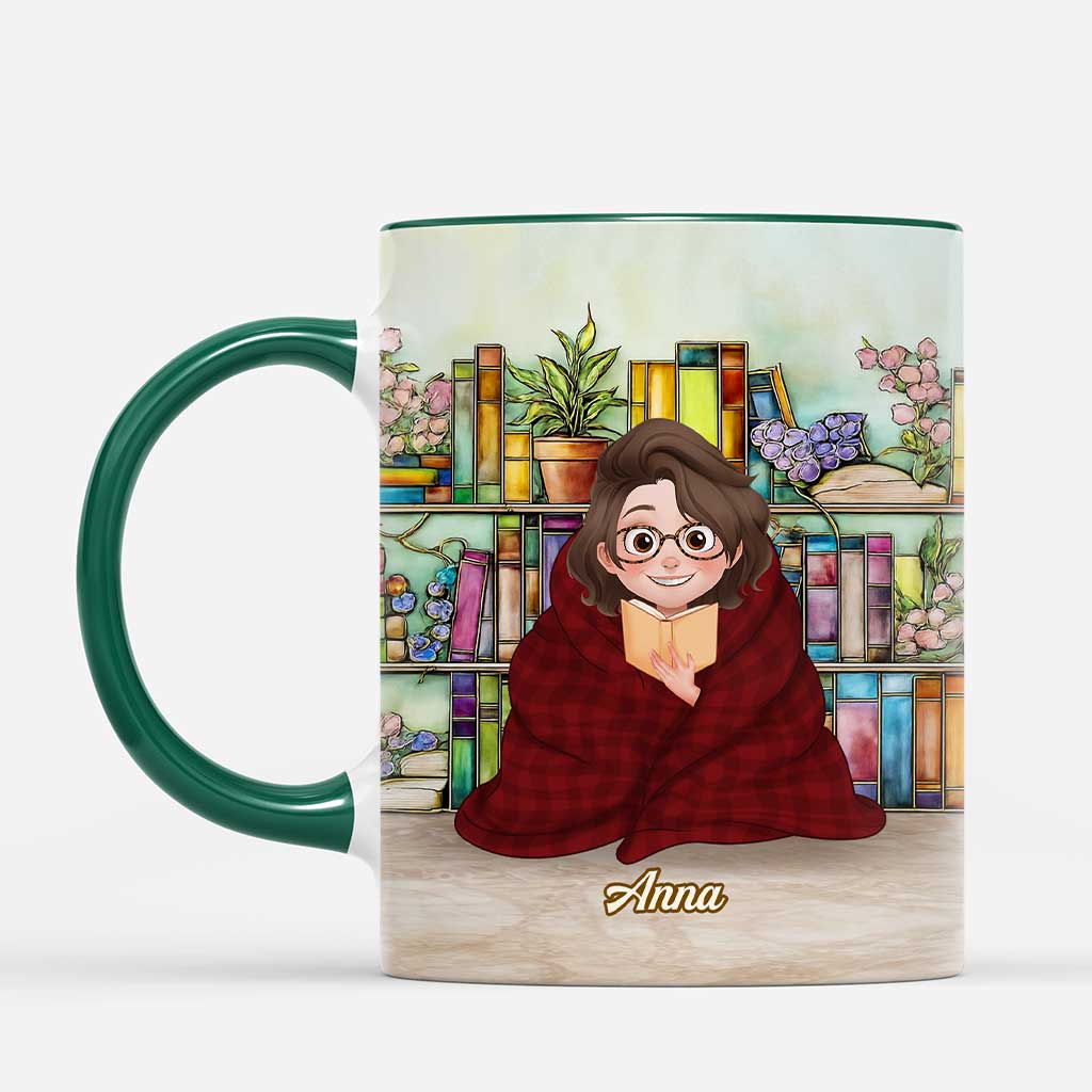 [Effet d'impression 3D] Mug Personnalisé Pour Femme/Homme - Chut Je Lis Mes Livres - Image 2