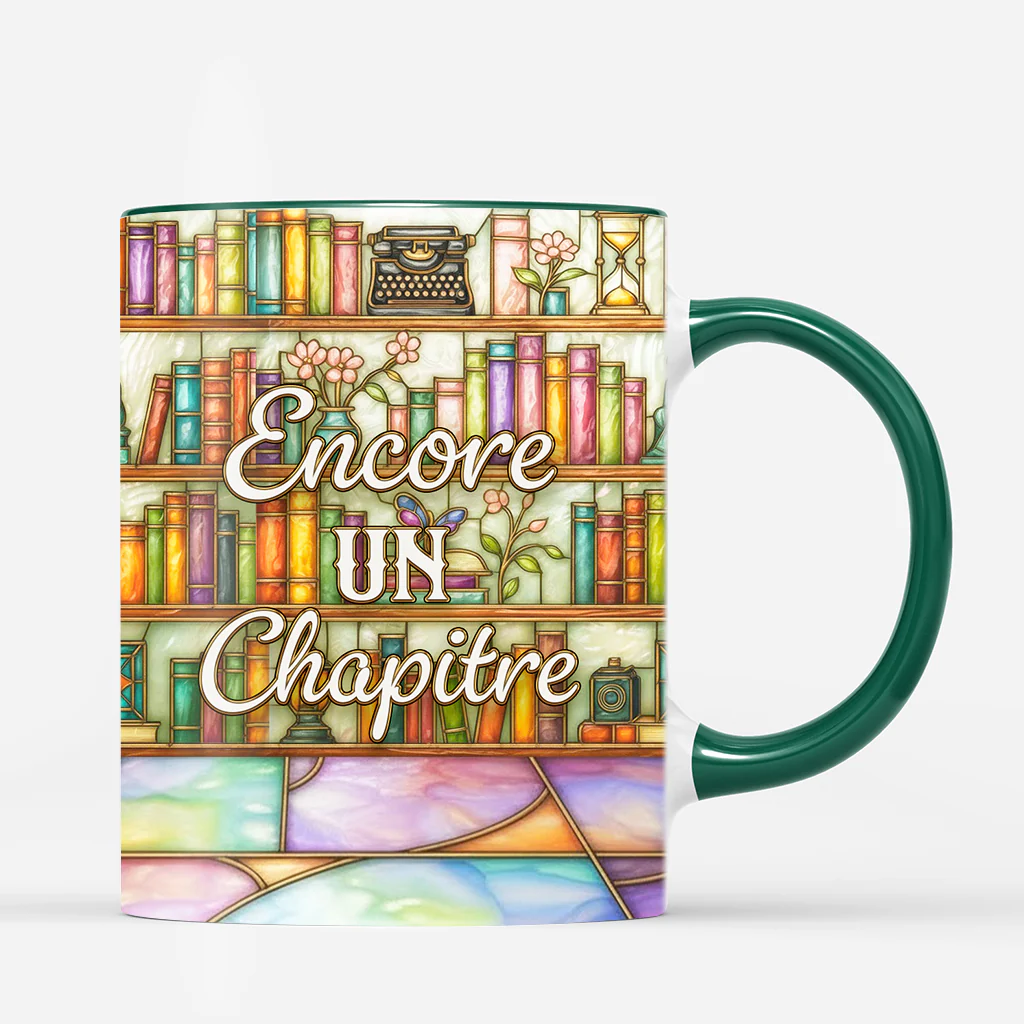 [Effet d'impression 3D] Mug Personnalisé Pour Femme/Homme -  Juste Une Fille Qui Aime Les Livres - Image 3