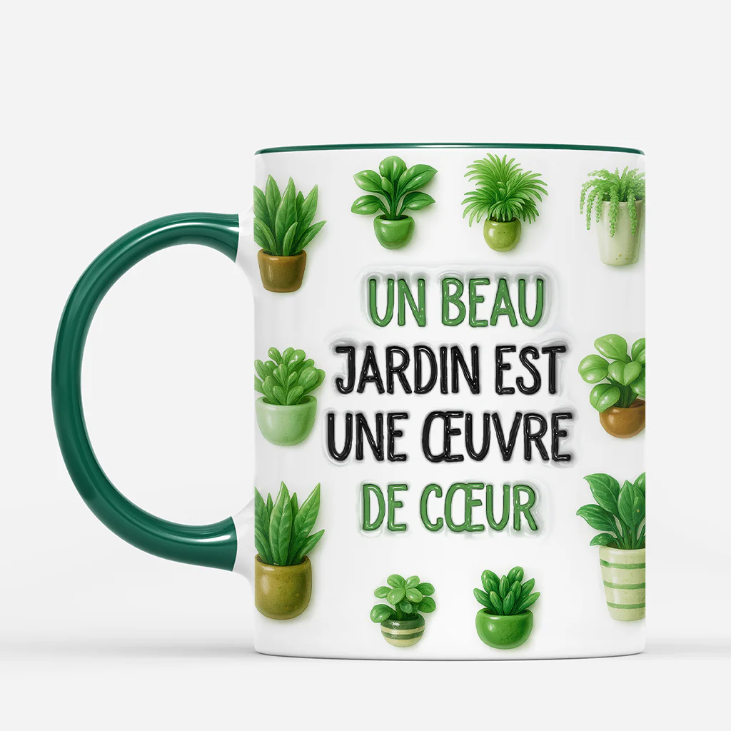 [Effet d'impression 3D] Mug Personnalisé Pour Femme Qui Aime Le Jardin - Besoin De Toutes Ces Plantes - Image 2