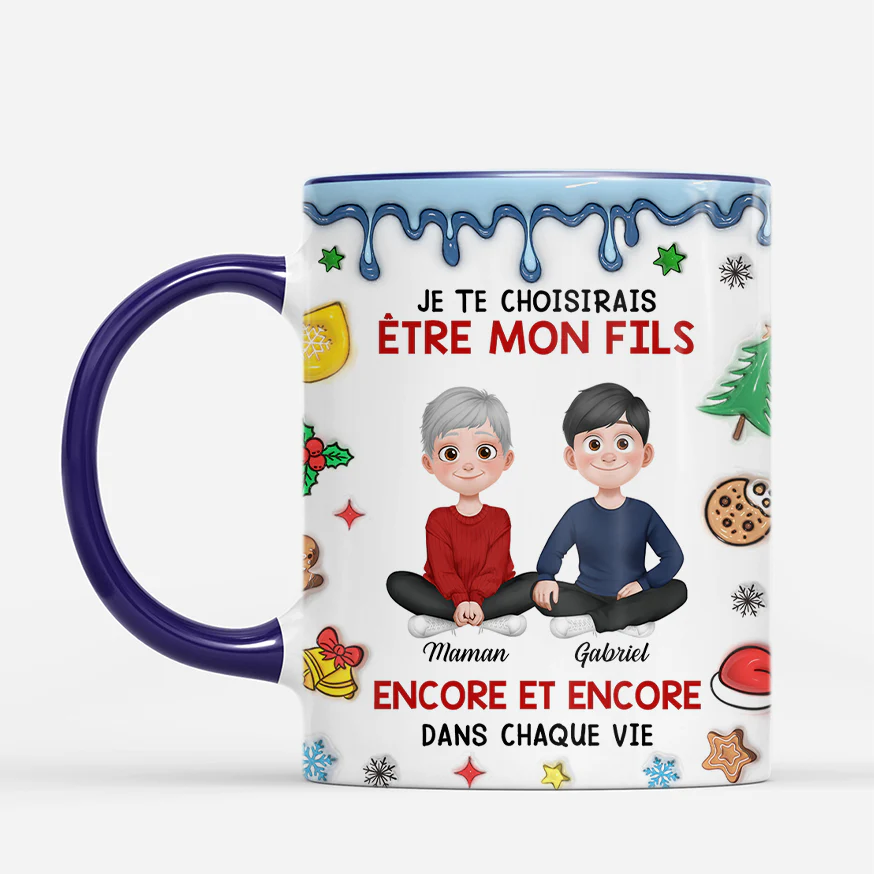 [Effet d'impression 3D] Mug Personnalisé Pour Fille/Fils - Je Te Choisirai - Image 2
