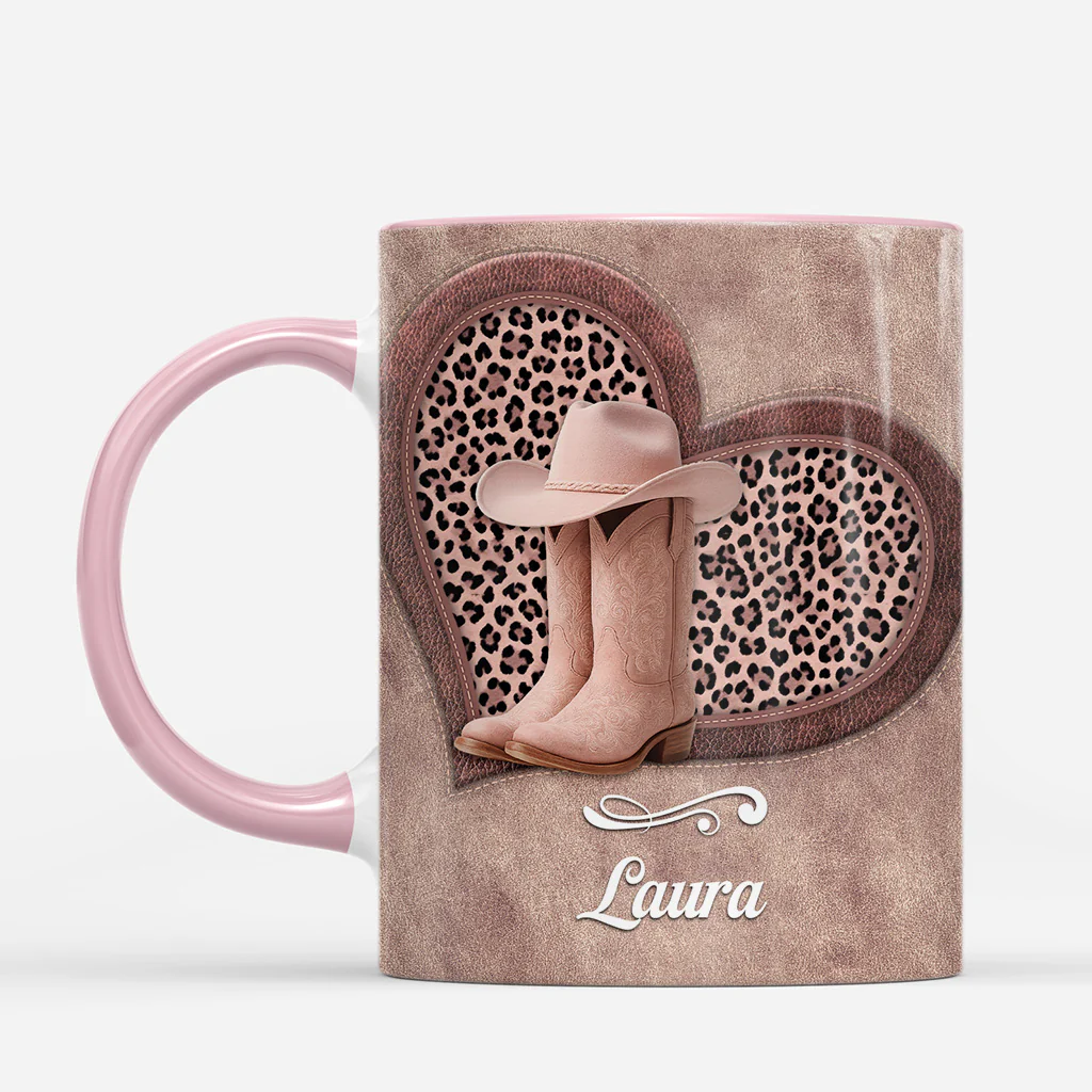 [Effet d'impression 3D] Mug Personnalisé Pour Qui Aime Les Chevaux - Cadeau Cowboy - Image 2