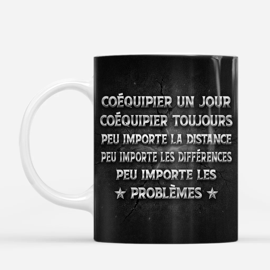 [Effet d'impression 3D] Tasse Meilleure Amie | Frère Ami Un Jour Personnalisé - Image 2
