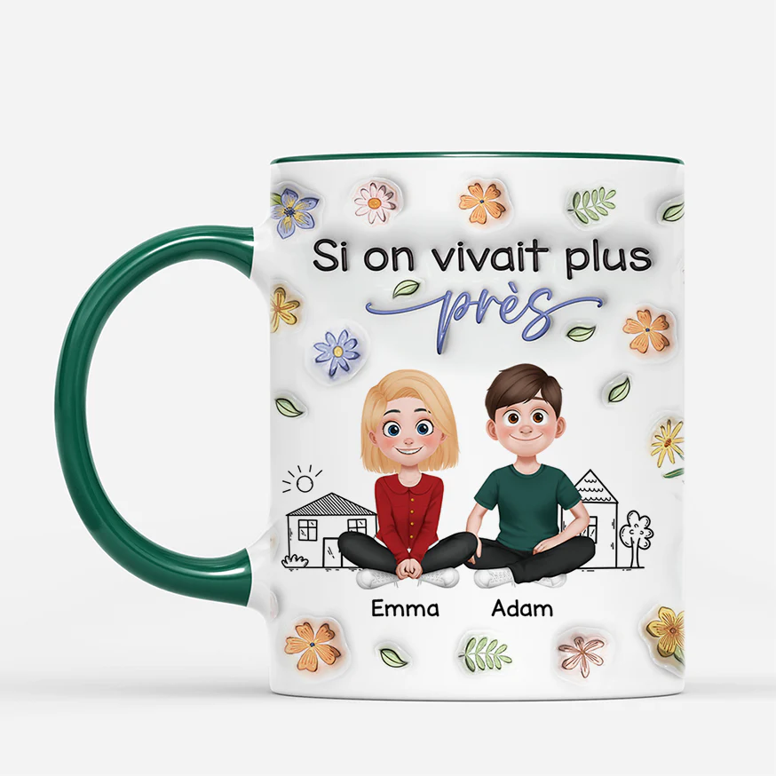 [Effet d'Impression 3D] Mug Personnalisable 3D | Vivre Plus Près - Image 2