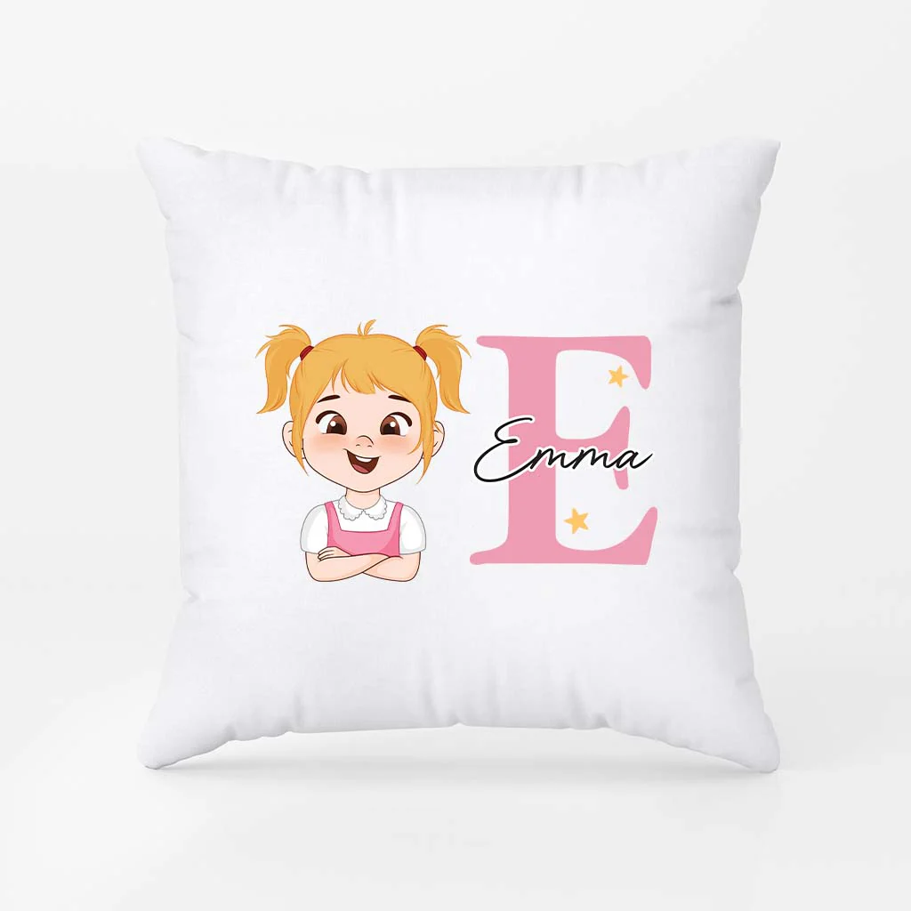 Enfant Avec Lettre - Coussin Pour Enfant Personnalisé - Image 2