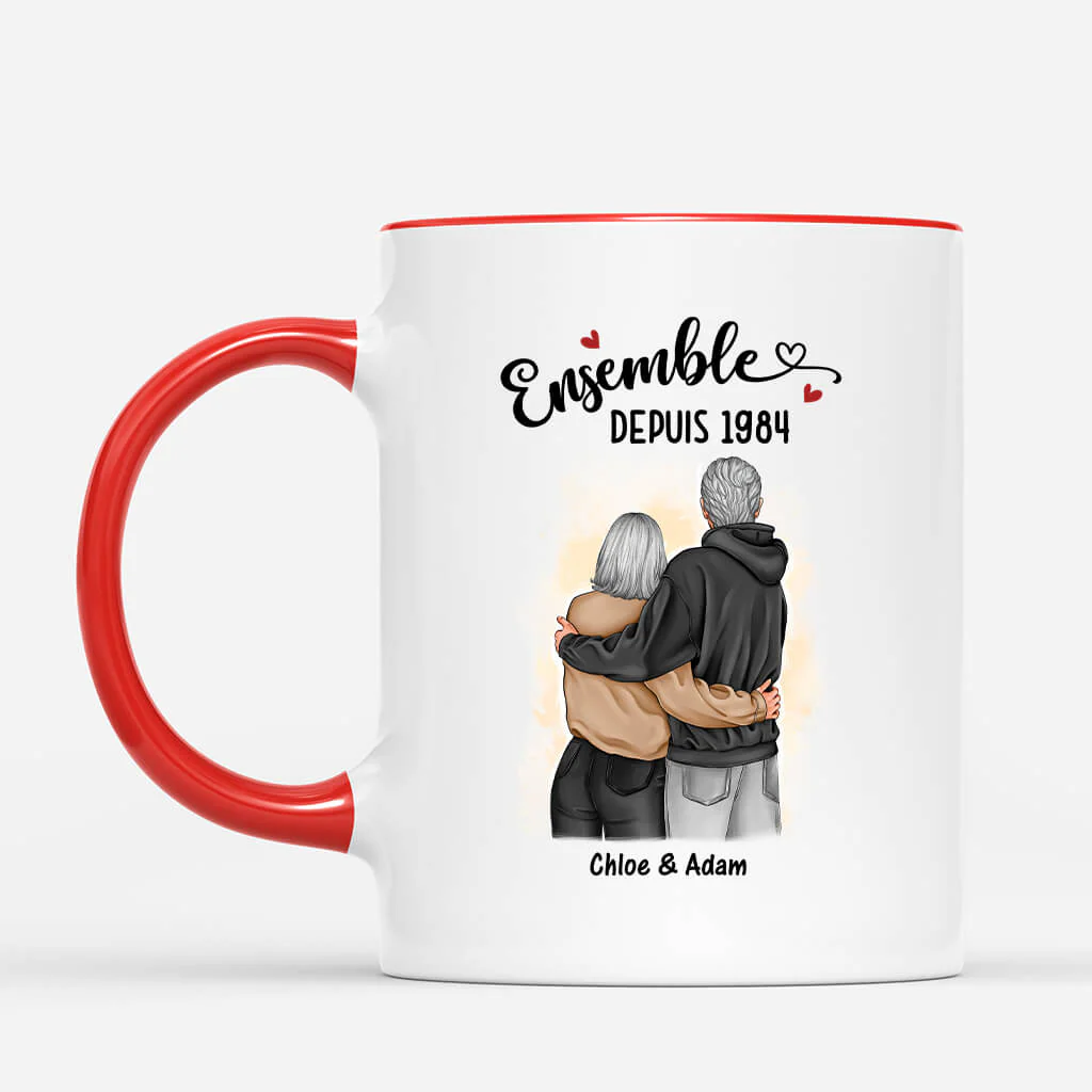 Mug Couple Personnalisé – Ensemble Depuis Longtemps - Image 2