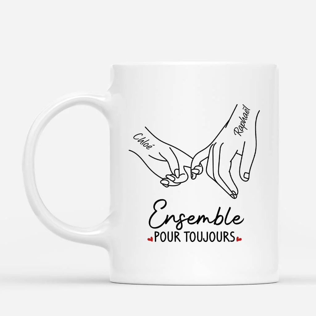 Mug Personnalisé Couple – Ensemble Pour Toujours