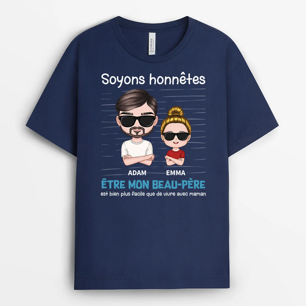 T-shirt Beau Père Personnalisé - Être mon beau-père - Image 2