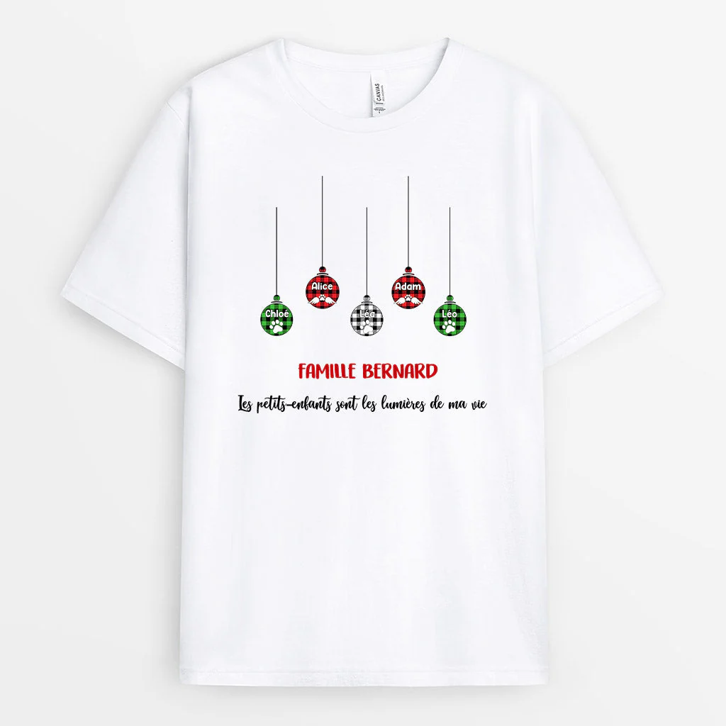 T-shirt Famille Boules Personnalisé - Image 2