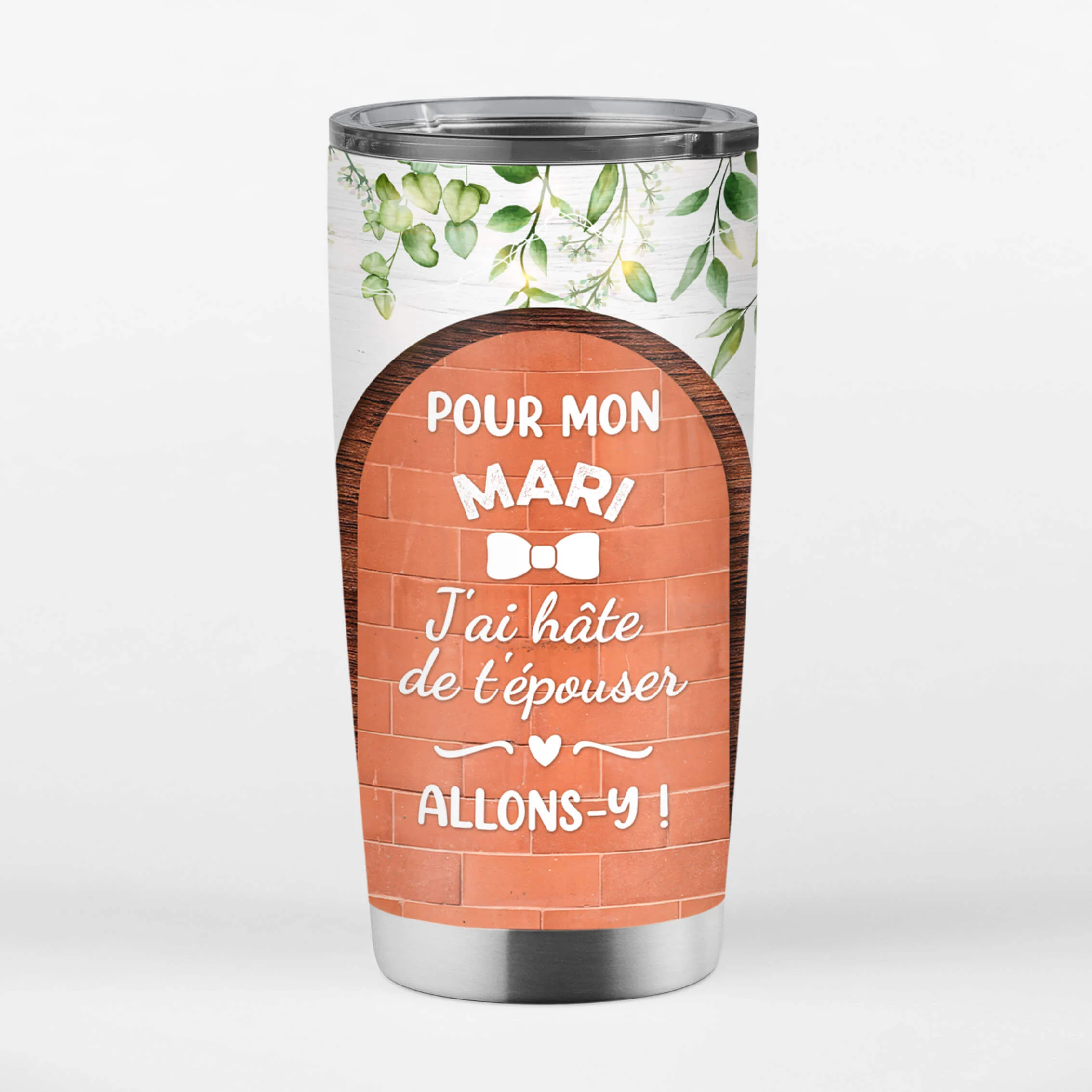 Gobelet J'ai Hâte de T'épouser Personnalisé - Image 3