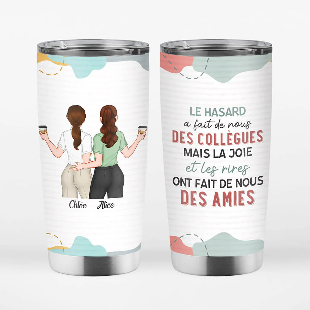 Mug Isotherme Bureau Personnalisé - Notre Joie Et Nos Rires