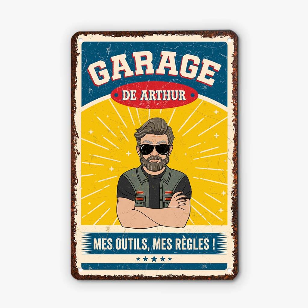 Plaque humour personnalisée – Ici l’impossible devient possible - Image 2