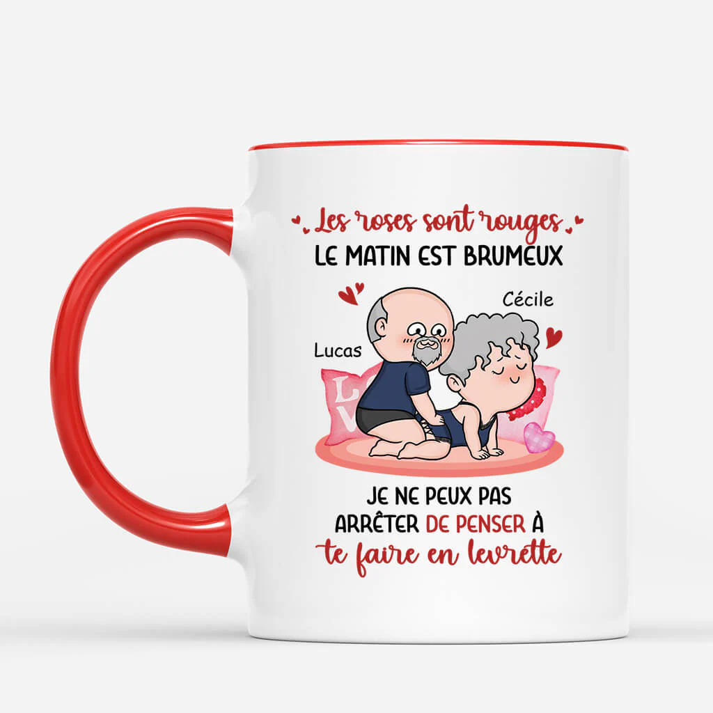 Mug Personnalisé Couple Humoristique - Je Ne Peux Pas Arrêter De Penser À Toi - Image 2