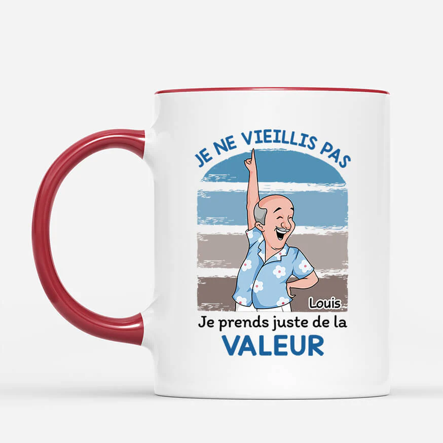 Mug Personnalisé Humour - Je Ne Vieillis Pas - Image 2