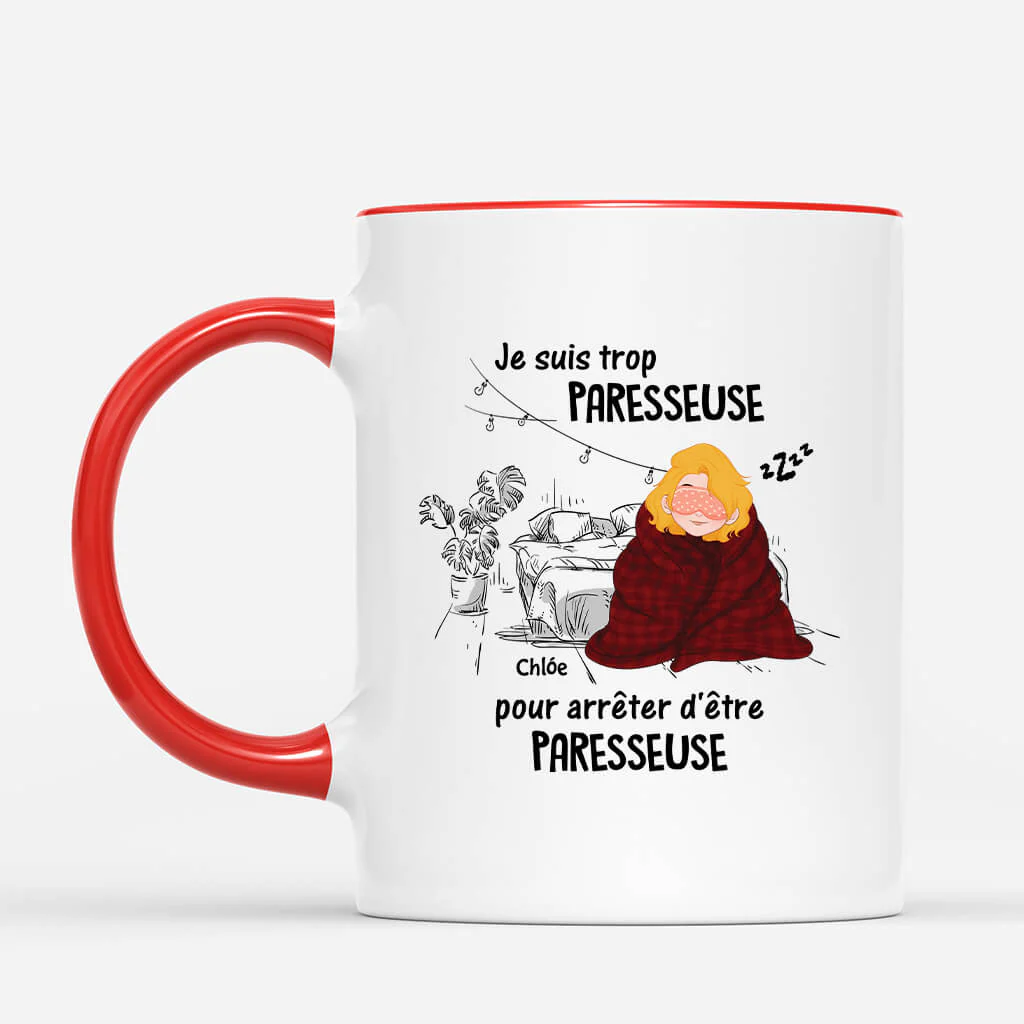 Mug Paresseux - Cadeau Personnalisé Homme Pas Cher - Image 2