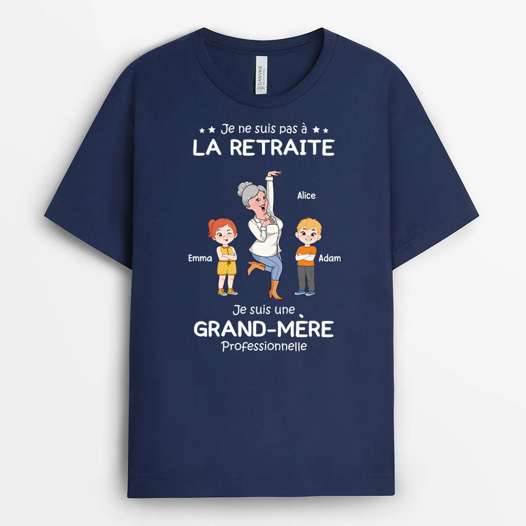 T shirt Personnalisé Grand Père - Je Suis Un Papy Professionnel Qui Danse - Image 2
