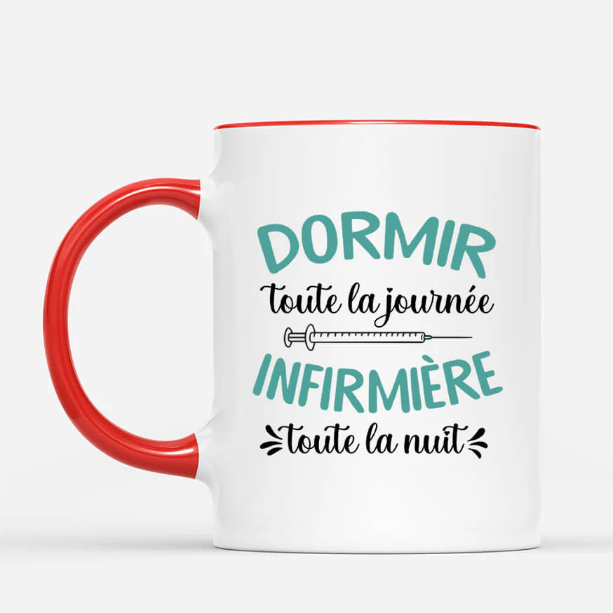 Je suis Une Infirmière - Mug Infirmière Personnalisé - Image 2