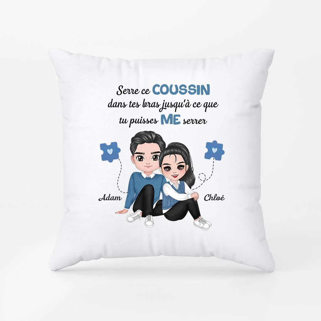 Jusqu'à Ce Que Tu Puisses Me Serrer - Coussin Couple Personnalisé