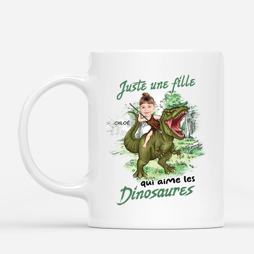 Juste Un Garçon Qui Aime Les Dinosaures - Mug Personnalisé Pour Garcon