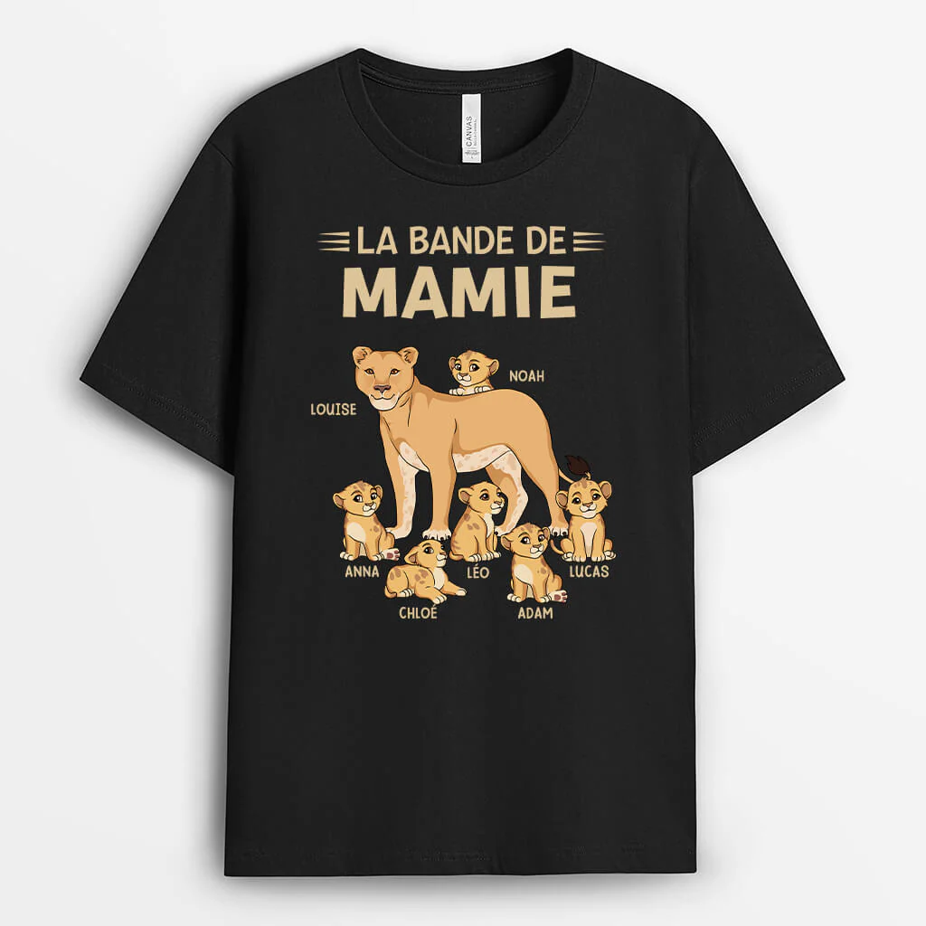 Tee Shirt Personnalisé Maman - La Bande À Maman Version Tigres - Image 2