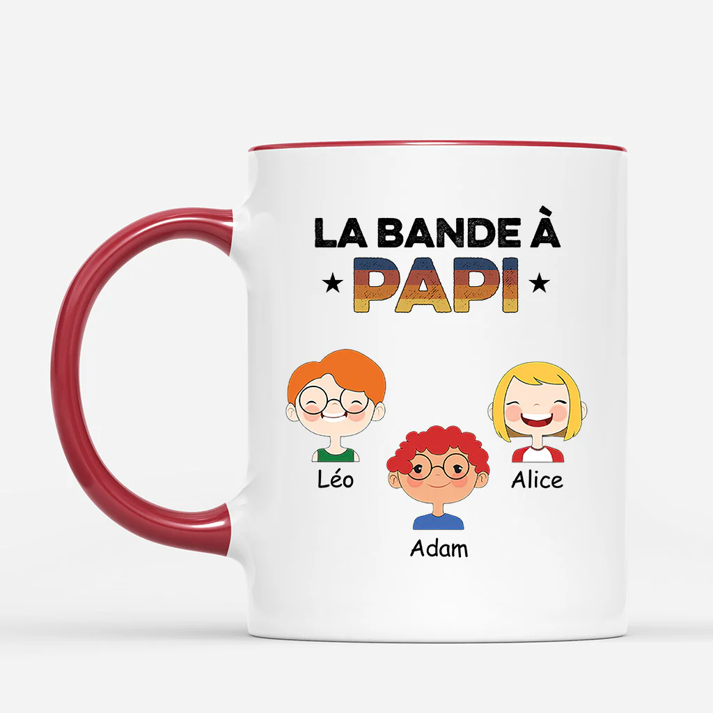 Mug Personnalisé Papa - La Bande à Papa Papi - Image 2