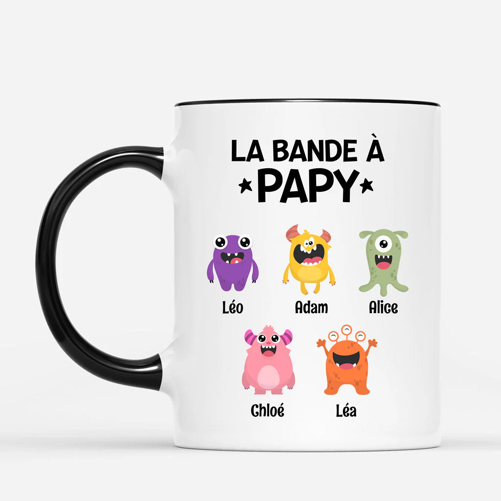 Mug Personnalisé Papa - La Bande à Papa Papi Monstres - Image 2