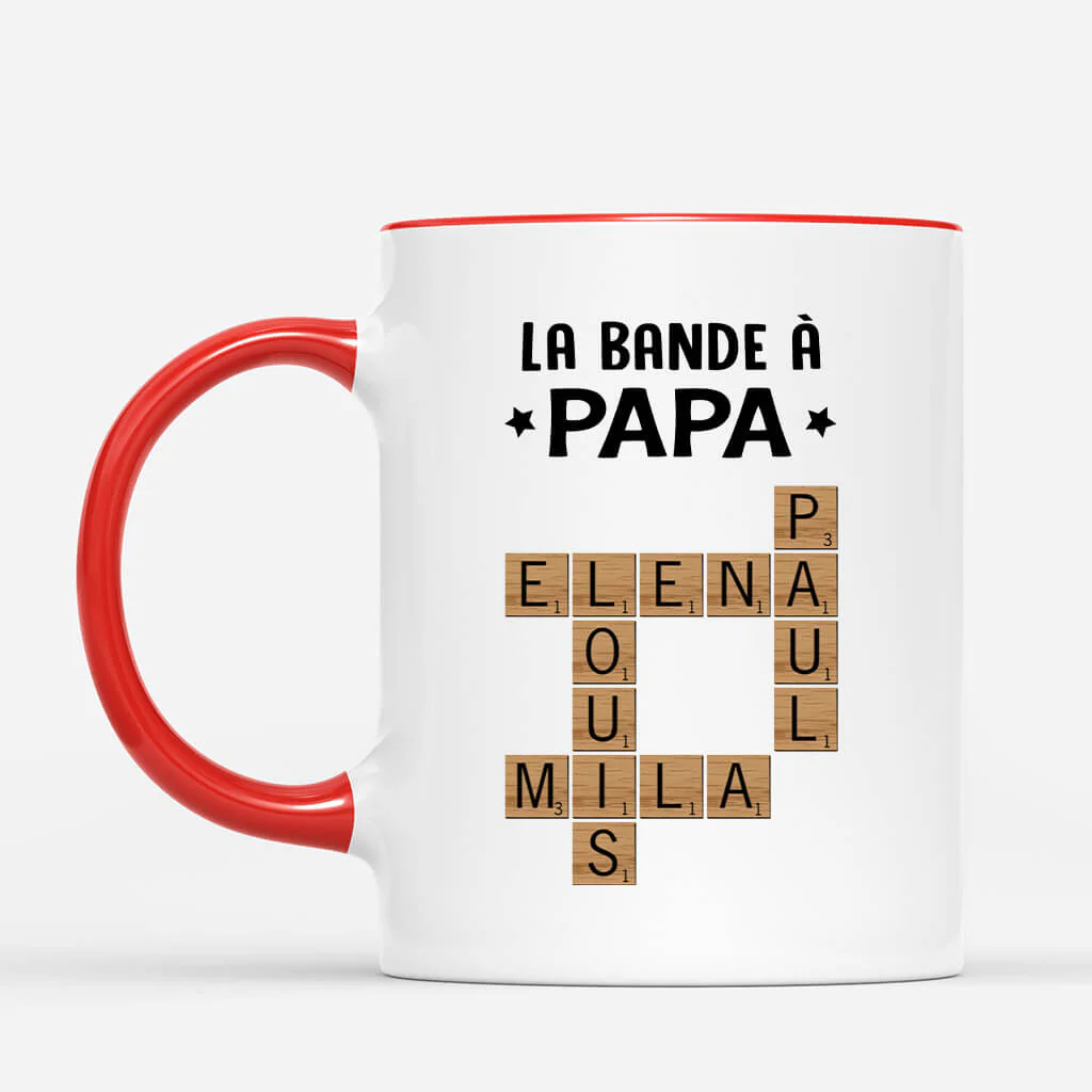 Mug Personnalisé Papy - La Bande À Papy Mot Croisé - Image 2